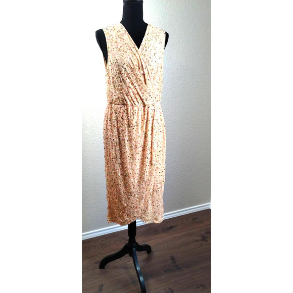 Asos Sparkly Sequined Occasion Dress, Size 8 - Picture 1 of 7